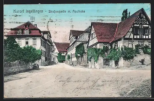 AK Ingelfingen, Strassenpartie mit Apotheke