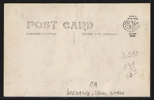 AK Welland, Steel Works