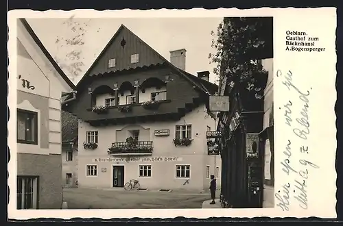 AK Oeblarn, Gasthof zum Bäcknhansl A. Bogensperger