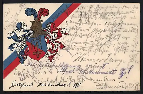 AK Chemnitz, Literarischer Verein am Chemn. Gymnasium, Studentenwappen