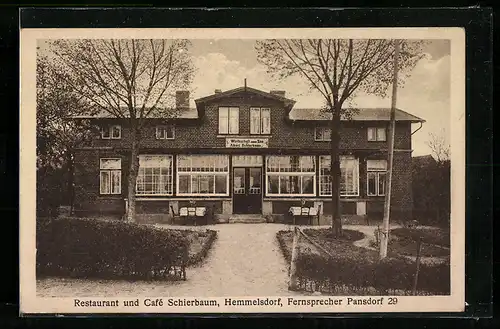 AK Hemmelsdorf, Restaurant u. Cafe Schierbaum