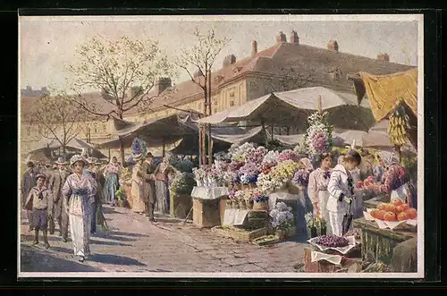 AK Wien, Partie vom Naschmarkt