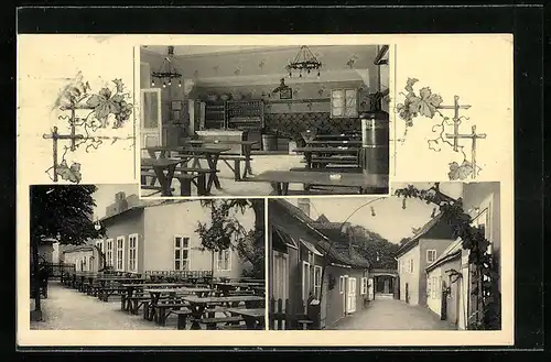 AK Wien-Grinzing, Weinstube von Karl Ruckenbauer, Sandgasse 6