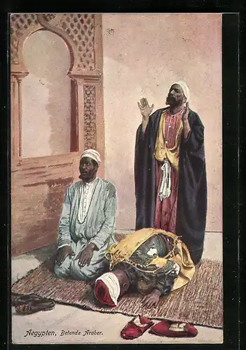 AK Ägypten, Betende Araber