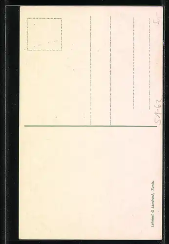 AK Männer mit Kamel beim Gebet in der Wüste