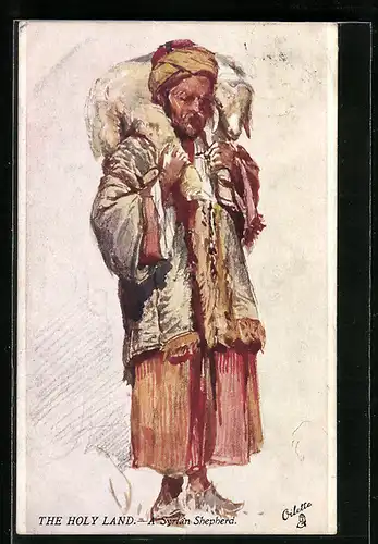 Künstler-AK A Syrian Shepherd