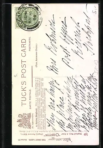 Künstler-AK A Syrian Shepherd