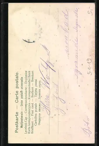 AK Junge Frau mit Wasserkrug in elsässer Tracht