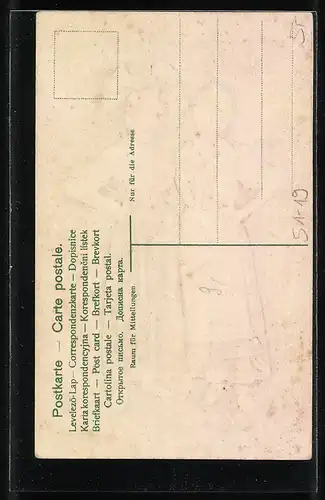 Stoff-Präge-AK Frauen in elsass-lothringische Tracht