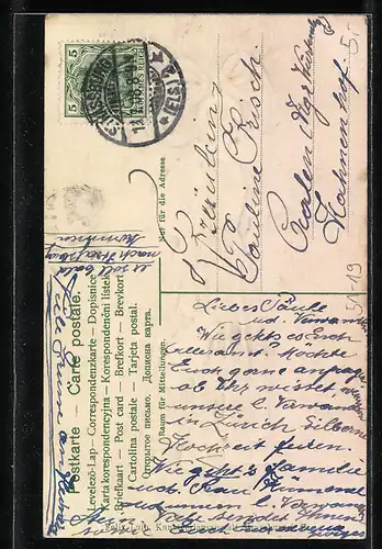 AK Junge Frau mit Wasserkrug in elsässer Tracht