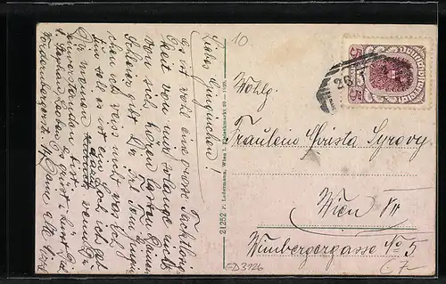 AK Leoben, Platzansicht mit Leuten