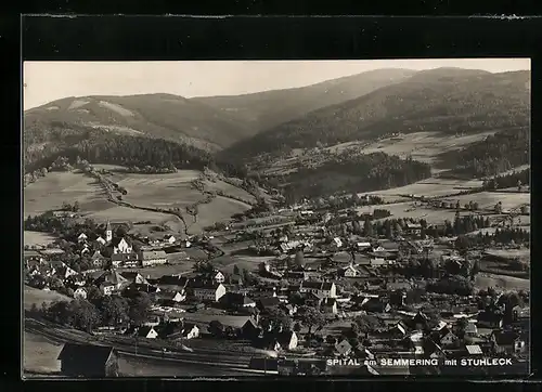 AK Spital am Semmering, Totalansicht mit Stuhleck