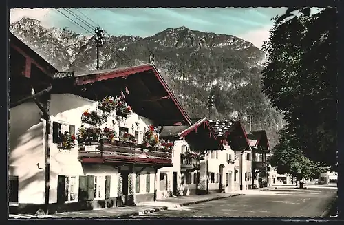 AK Garmisch-Partenkirchen, Blick in die Klammstrasse