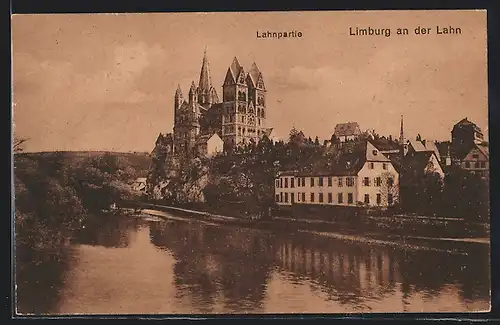 AK Limburg an der Lahn, Ortsansicht mit Schloss