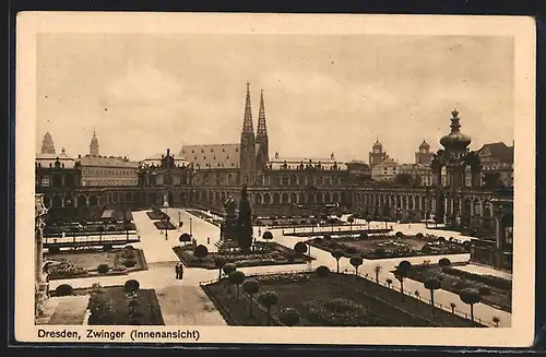 AK Dresden, Blick auf Zwinger