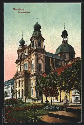 AK Mannheim, An der Jesuitenkirche