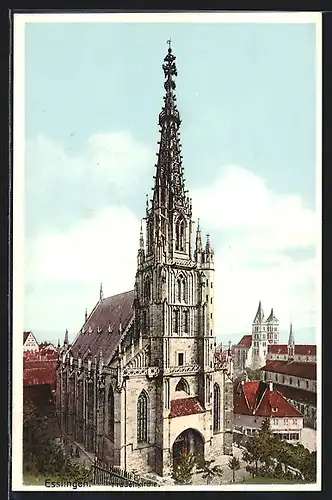 AK Esslingen, Partie an der Frauenkirche