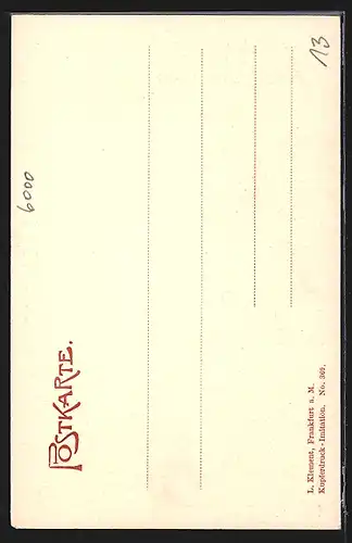 AK Alt-Frankfurt, Haus zur Goldnen Waage