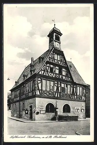 AK Seeheim a.d. B., Partie am Rathaus