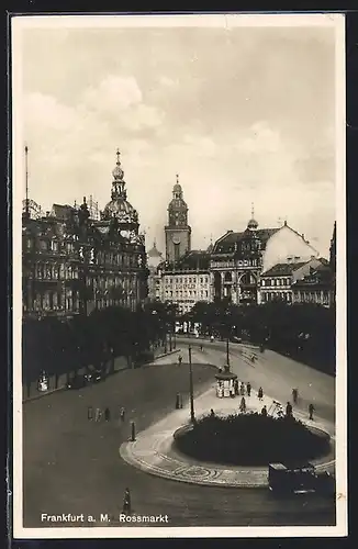 AK Frankfurt a. M., Partie am Rossmarkt