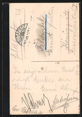 AK Budapest, Andrassy-Strasse