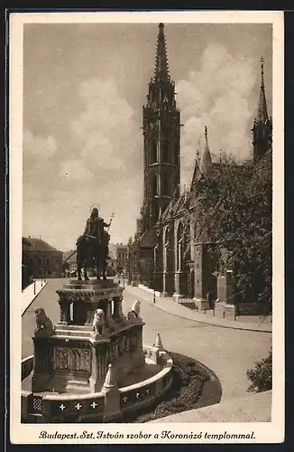 AK Budapest, Szt. Istvan szbor a Koronazo templommal