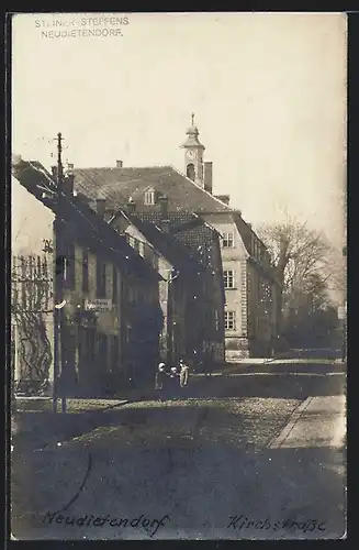 AK Neudietendorf, Blick in die Kirchstrasse