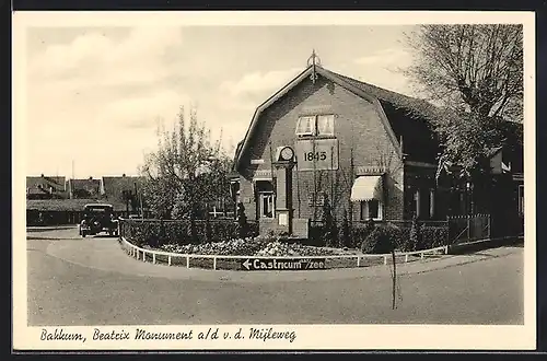 AK Bakkum, Beatrix Monument a /d v. d. Mijleweg