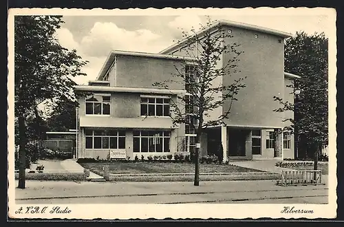 AK Hilversum, A. V. R. O. Studio, Hausansicht
