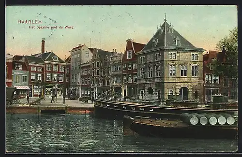 AK Haarlem, Het Spaarne met de Waag