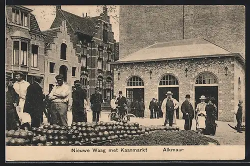 AK Alkmaar, Nieuwe Waag met Kaasmarkt