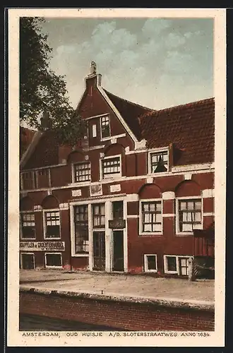 AK Amsterdam, Oud Huisje a. d. Sloterstraatweg