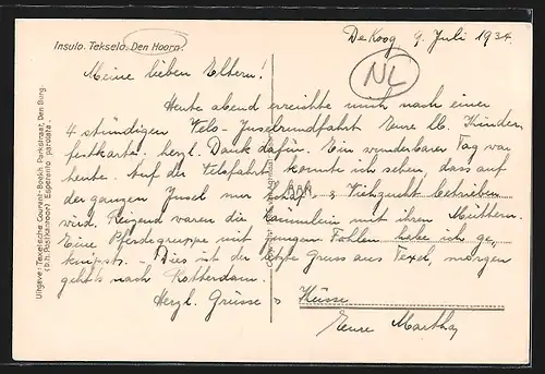 AK Den Hoorn, Insulo Tekselo