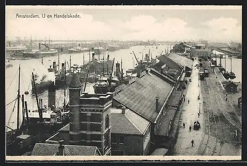 AK Amsterdam, IJ en Handelskade