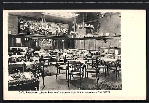 AK Amsterdam, Café-Restaurant Stadt Schänke, Leidscheplein 5 - 9