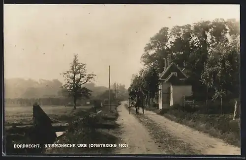 AK Dordrecht, Krispijnsche Weg (Omstreeks 1900)