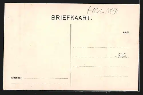 AK Den Haag, Boschwachterswoning 1912