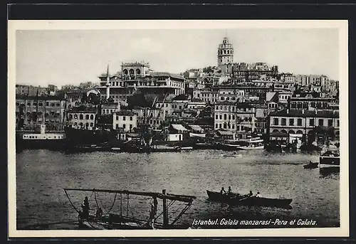AK Istanbul, Galata manzarasi, Pera et Galata