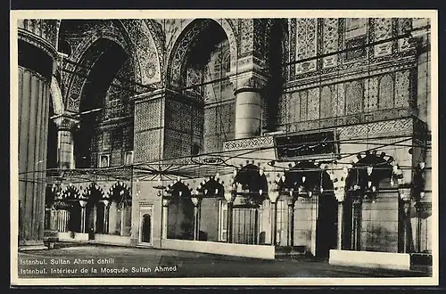 AK Istanbul, Intérieur de la Mosquée Sultan Ahmed