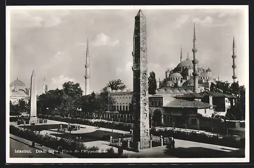 AK Constantinople, Mosquee Sultan Ahmed et l`Hippodrome