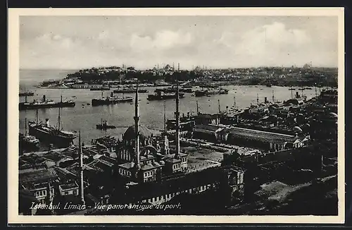 AK Istanbul, Vue panoramique du port
