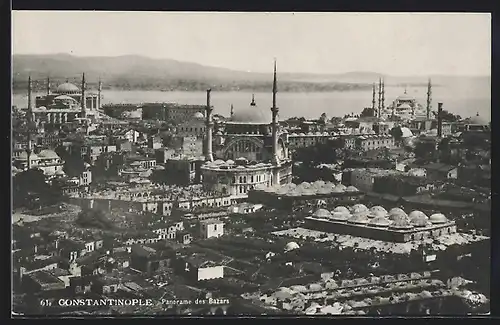 AK Constantinople, Panorama des Bazars