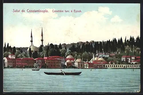 AK Constantinople, Cimetiere turc a Eyoub