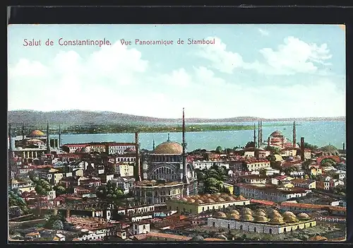 AK Constantinople, Vue panoramique de Stamboul