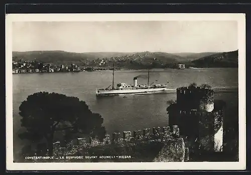 AK Constantinople, Le Bosphore devant Roumeli-Hiesar