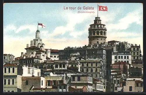 AK Constantinople, la Tour de Galata
