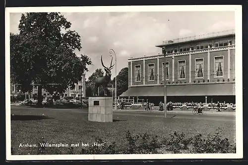 AK Arnhem, Willemsplein met het Hert