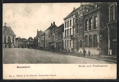 AK Rozendaal, Markt met Postkantoor