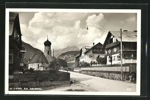 AK St. Anton am Arlberg, Ortspartie