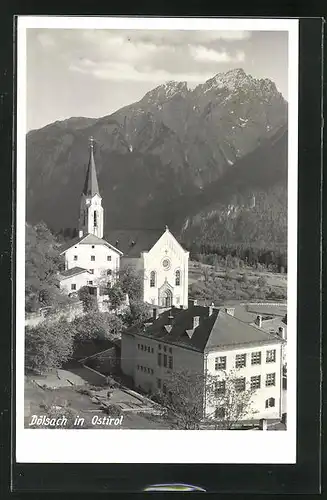 AK Dölsach, Blick auf die Kirche
